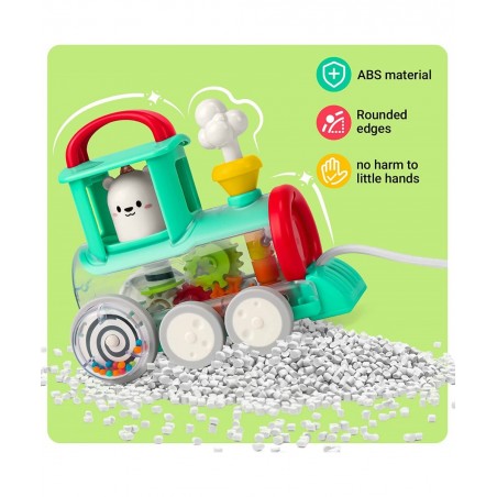 Baby Pull Toy 6 to 12 Months Toddler Pull Along Toy Train for Boys Birthday Gift Toys $23.92 Early Development & Activity Toys