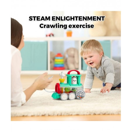 Baby Pull Toy 6 to 12 Months Toddler Pull Along Toy Train for Boys Birthday Gift Toys $23.92 Early Development & Activity Toys