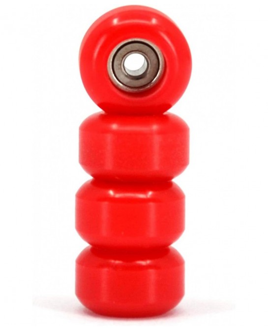 Prolific Complete Fingerboard - Pro Board Shape and Size Bearing Wheels  and Trucks - 32mm x 97mm Handmade Wooden Board - Red...