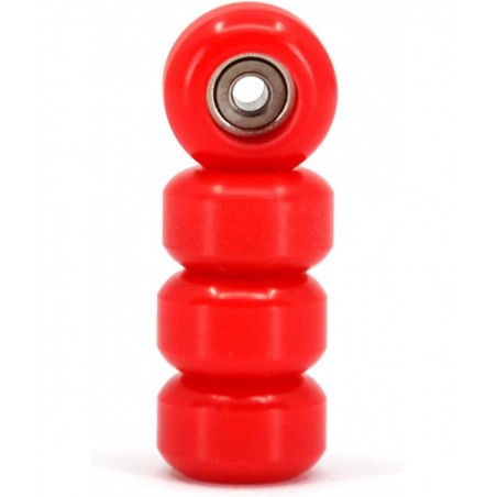 Prolific Complete Fingerboard - Pro Board Shape and Size Bearing Wheels  and Trucks - 32mm x 97mm Handmade Wooden Board - Red...