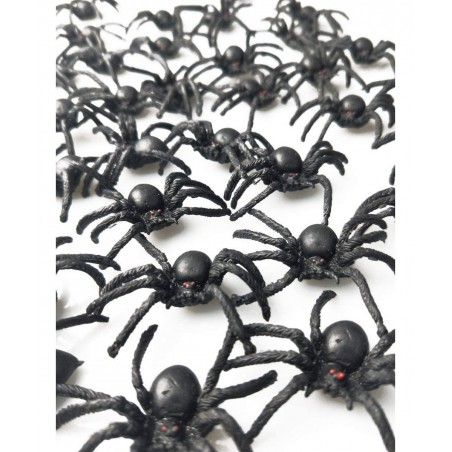 Realistic Plastic Spider Toys Halloween Prank Props Small Size Funny Halloween Decorations 30pcs $18.27 Gags & Practical Joke...