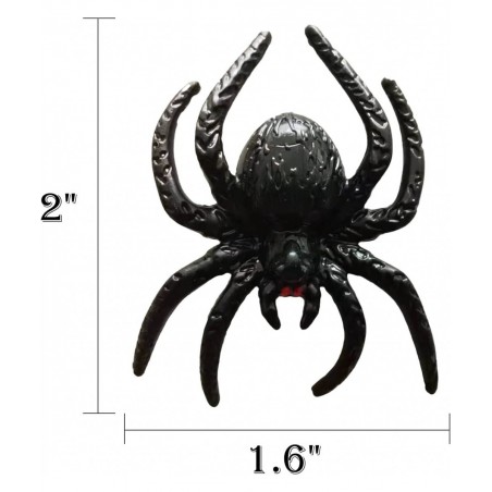 Realistic Plastic Spider Toys Halloween Prank Props Small Size Funny Halloween Decorations 30pcs $18.27 Gags & Practical Joke...