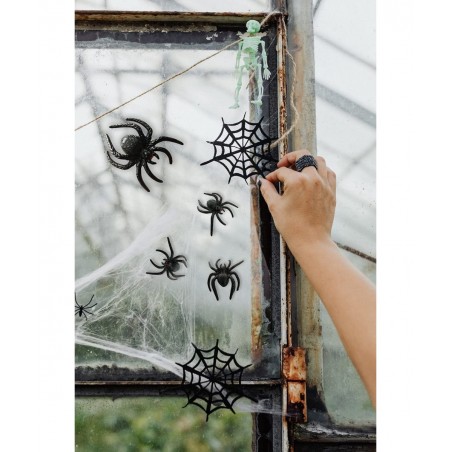 Realistic Plastic Spider Toys Halloween Prank Props Small Size Funny Halloween Decorations 30pcs $18.27 Gags & Practical Joke...