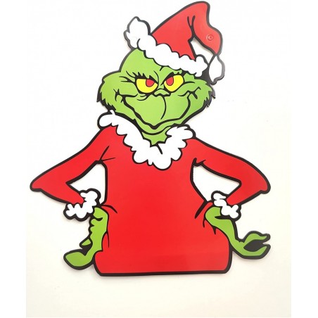 Grinch Christmas Birthday Party Decorations Red and Green Grinch Happy Birthday Banner Grinch Birthday Decor Red Green Xmas B...