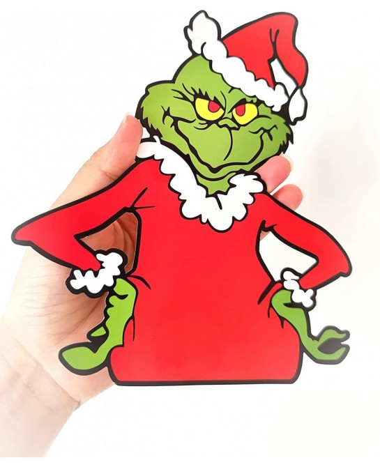 Grinch Christmas Birthday Party Decorations Red and Green Grinch Happy Birthday Banner Grinch Birthday Decor Red Green Xmas B...