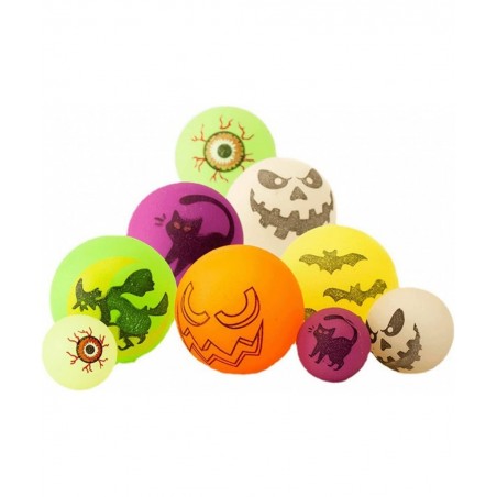 12Pcs Glow in The Dark Halloween Bouncing Balls Halloween Bouncy Balls for Kids Halloween Eyeballs 1inch Halloween Party Bags...
