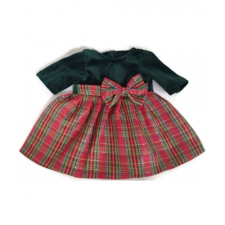 Plaid Holiday Dress & Matching Headband Doll Clothes for 15 inch Dolls $26.68 Dolls