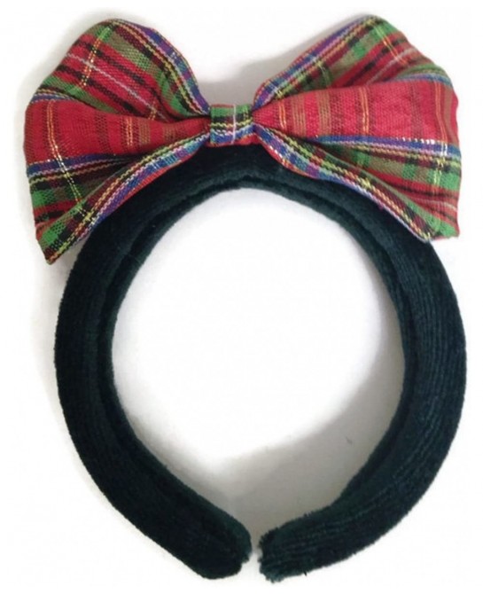 Plaid Holiday Dress & Matching Headband Doll Clothes for 15 inch Dolls $26.68 Dolls
