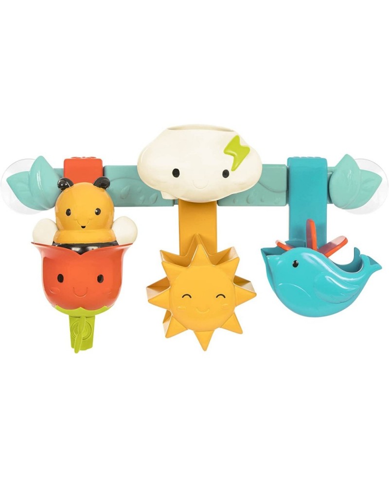 – Baby Bath Toy Bar – Spin N Sort Spout – 6 Removable Pieces and 2 Suction Cups – Stackable Sortable Spinnable Bath Toys for ...