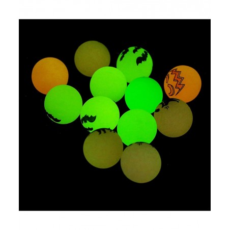12Pcs Glow in The Dark Halloween Bouncing Balls Halloween Bouncy Balls for Kids Halloween Eyeballs 1inch Halloween Party Bags...