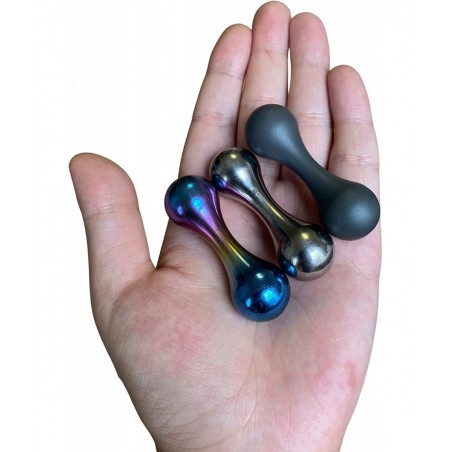Knuckle Fidget Toys - Skill Toys - Titanium Toys (Stainless Steel Color) $48.66 Fidget Toys