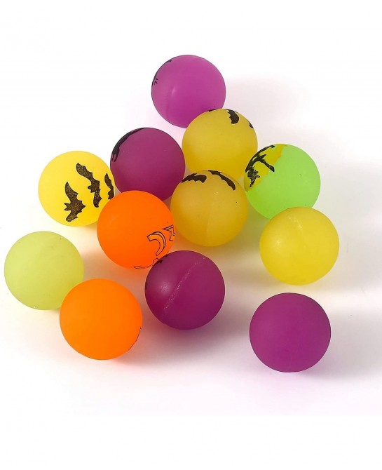 12Pcs Glow in The Dark Halloween Bouncing Balls Halloween Bouncy Balls for Kids Halloween Eyeballs 1inch Halloween Party Bags...