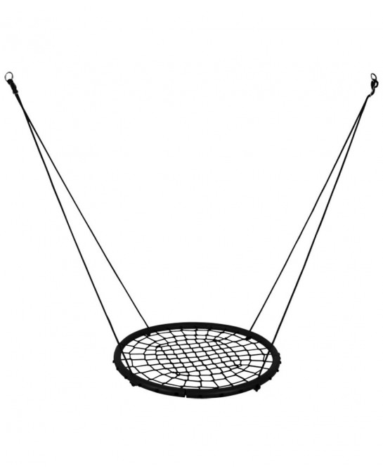 40''Round Rope Swing Nest Web Hanging Swing Seat Sets Heavy Duty for Garden Backyard Outdoor for Kids Children Adult $81.24 P...