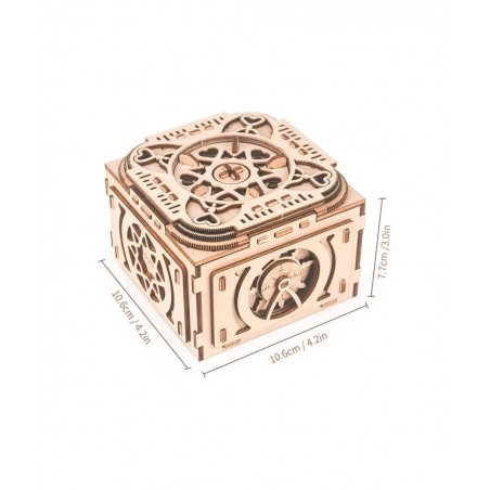 Puzzle Boxes with Hidden Compartments 3D Wooden Puzzle Music Box with Hidden Compartments Jewelry Box Mechanical Model Kits D...