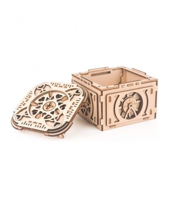 Puzzle Boxes with Hidden Compartments 3D Wooden Puzzle Music Box with Hidden Compartments Jewelry Box Mechanical Model Kits D...