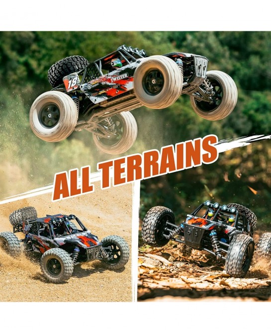 YC280 1:12 Large Remote Control Cars RC Trucks for Adults High Speed 45+Km/h RC Cars for Boys Age 8-12 4WD Hobby All Terrains...