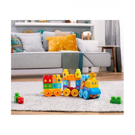 Bloks First Builders ABC Musical Train with Big Building Blocks Building Toys for Toddlers (50 Pieces) $26.61 Early Developme...