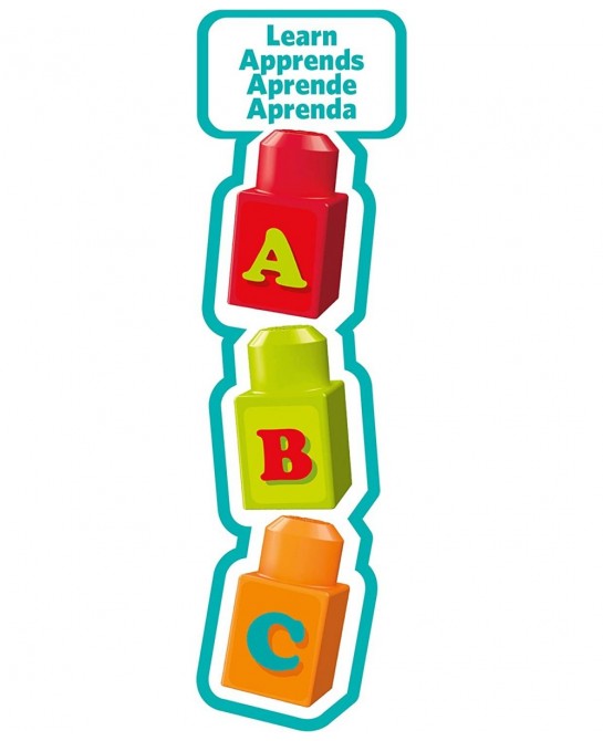 Bloks First Builders ABC Musical Train with Big Building Blocks Building Toys for Toddlers (50 Pieces) $26.61 Early Developme...