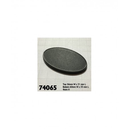 60x35mm Oval Gaming Bases $17.45 Game Accessories