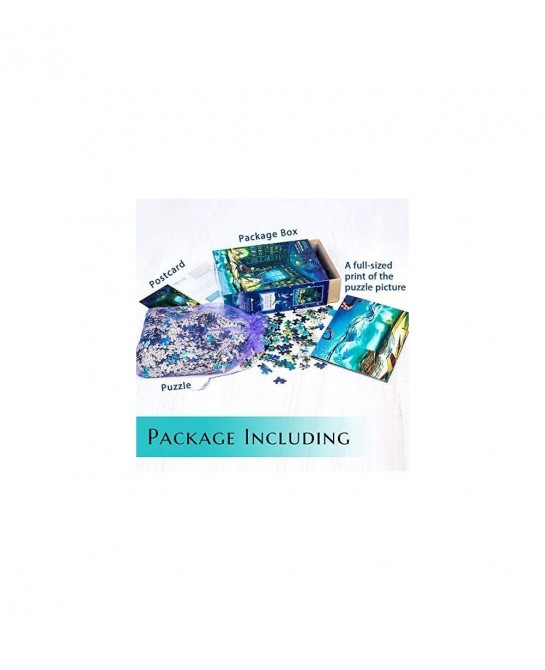 Ingooood- Jigsaw Puzzles 1000 Pieces for Adult- Fantasy Series- Boundless_IG-0407 Entertainment Wooden Puzzles Toys $30.04 Ji...