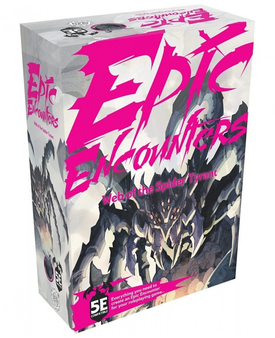 Epic Encounters: Web of The Spider Tyrant – 1 100MM Base Unpainted Miniature Compatible with DND Dungeons and Dragons and Oth...