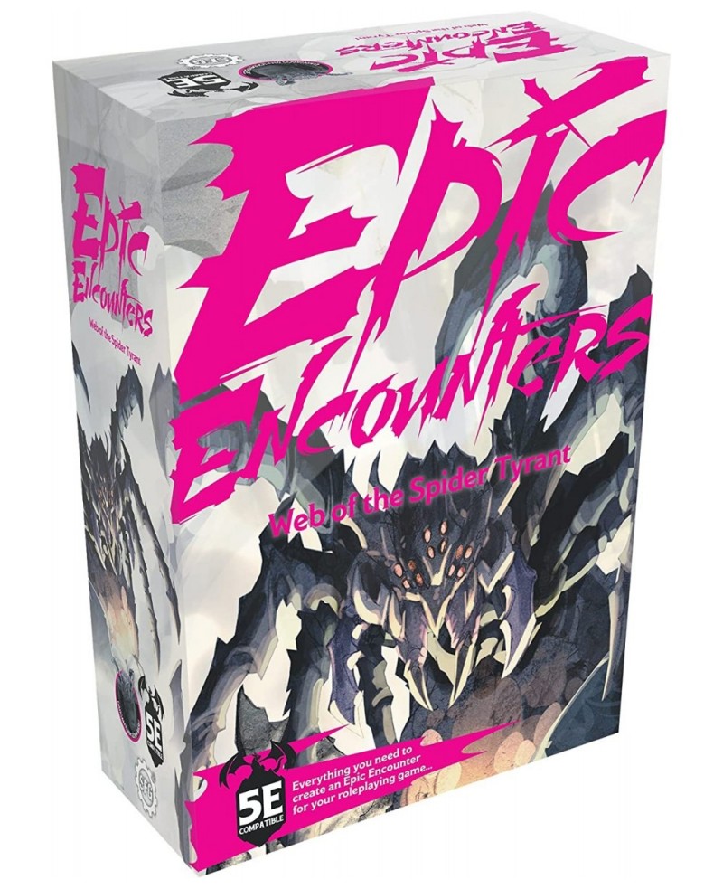 Epic Encounters: Web of The Spider Tyrant – 1 100MM Base Unpainted Miniature Compatible with DND Dungeons and Dragons and Oth...
