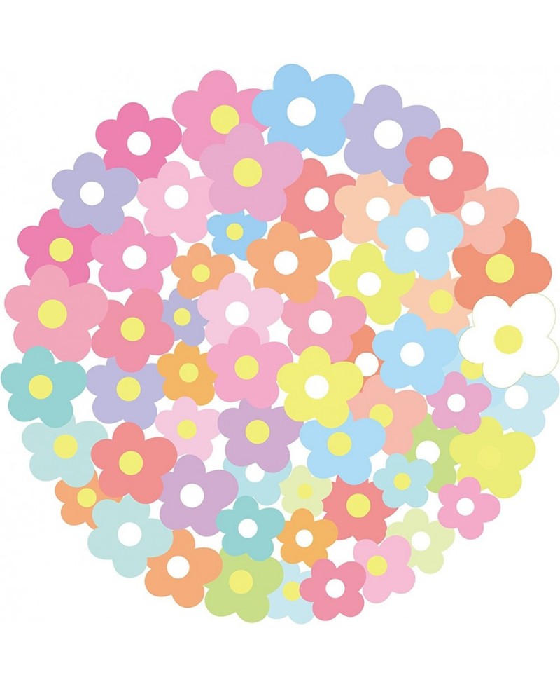 60PCS Mini Flower Stickers for Scrapbooking Mini Flower Shapes Stickers for Water Bottle Kids Self-Adhesive Flower Arts Craft...