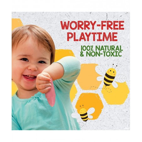 Bumble Sticks 100% Pure Beeswax Crayons Natural Handmade in New Zealand Safe for Toddlers Kids and Children for 1 Year Plus 1...