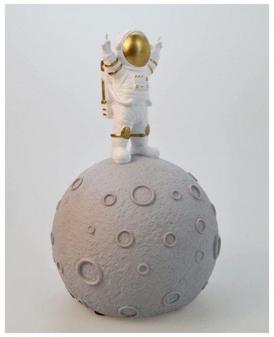 Astronaut & Planet Coin Bank Money Box Piggy Bank Home Decoration Space Theme Decoration Ornaments $35.60 Kids' Money Banks