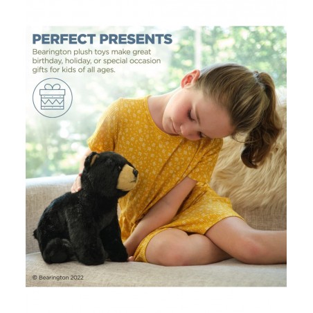 Berington Asher Plush Black Bear Stuffed Animal 13 Inches $42.32 Stuffed Animals & Teddy Bears