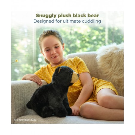 Berington Asher Plush Black Bear Stuffed Animal 13 Inches $42.32 Stuffed Animals & Teddy Bears