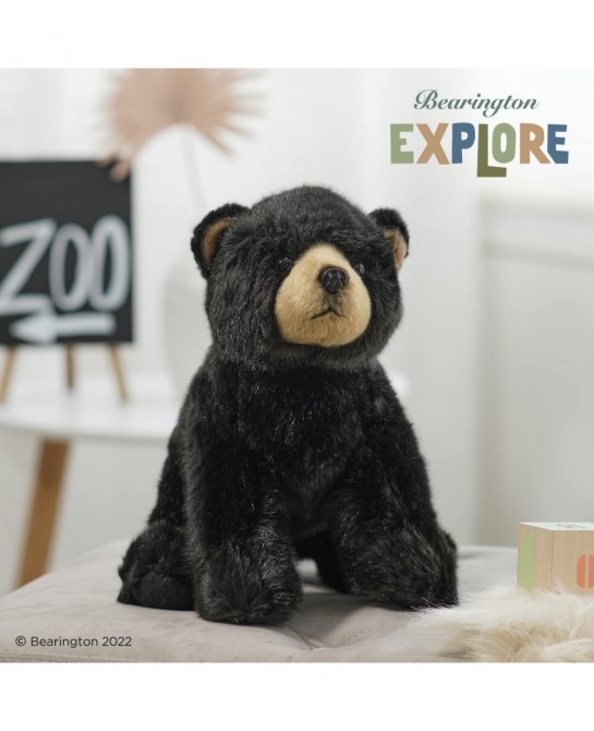Berington Asher Plush Black Bear Stuffed Animal 13 Inches $42.32 Stuffed Animals & Teddy Bears