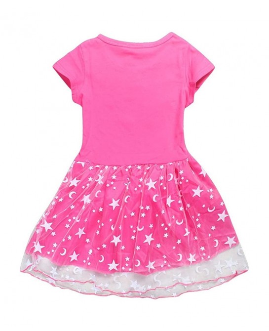 Kids Girls Cartoon Dress Masha Cosplay Halloween Costumes Long Sleeve Dress $25.91 Kids' Costumes