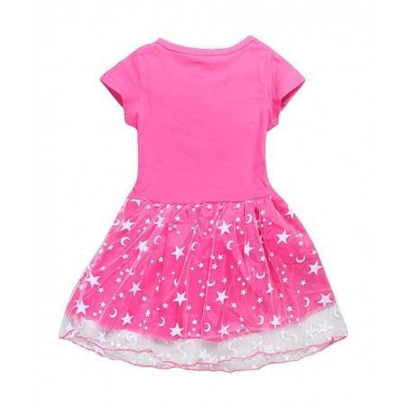 Kids Girls Cartoon Dress Masha Cosplay Halloween Costumes Long Sleeve Dress $25.91 Kids' Costumes
