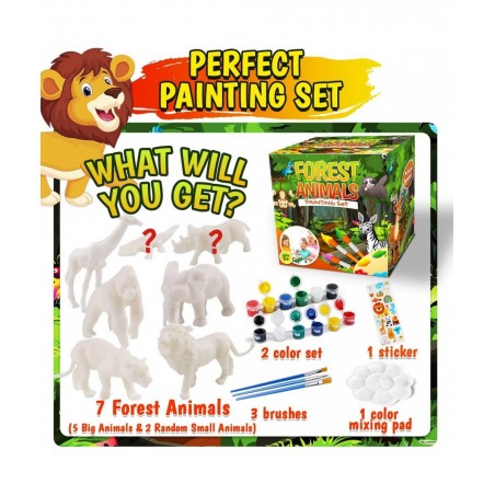 Kids Crafts and Arts Set Painting Kit - Animal Toys Art and Craft Supplies Party Favors for Boys Girls Age 4 5 6 7 Years Old ...