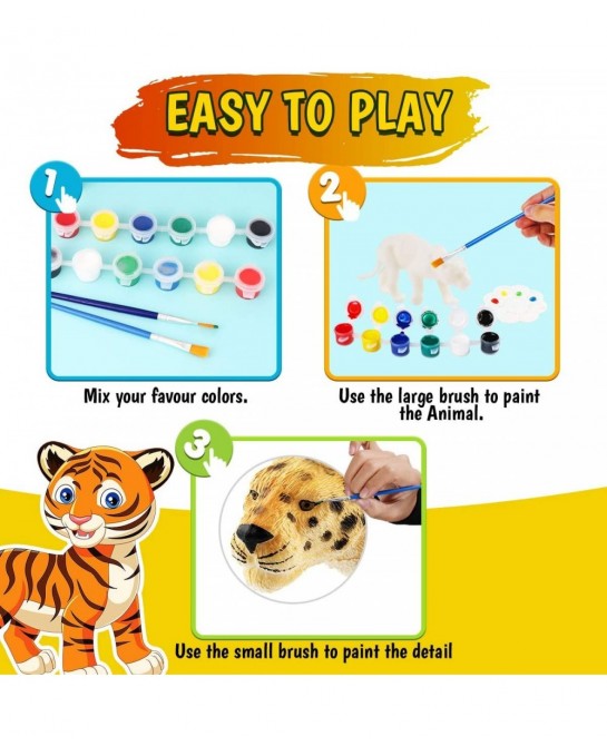 Kids Crafts and Arts Set Painting Kit - Animal Toys Art and Craft Supplies Party Favors for Boys Girls Age 4 5 6 7 Years Old ...
