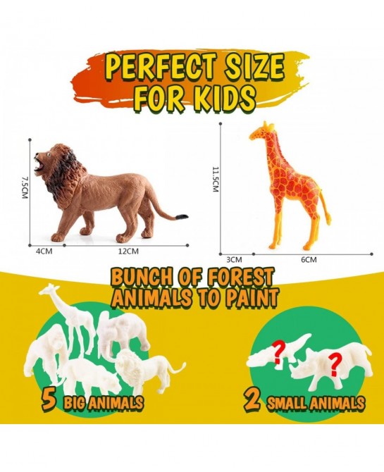 Kids Crafts and Arts Set Painting Kit - Animal Toys Art and Craft Supplies Party Favors for Boys Girls Age 4 5 6 7 Years Old ...