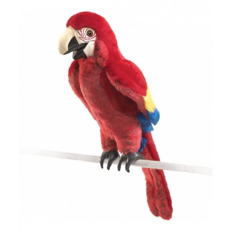 Scarlet Macaw Hand Puppet Red Blue Yellow Black 1 EA $69.85 Plush Puppets