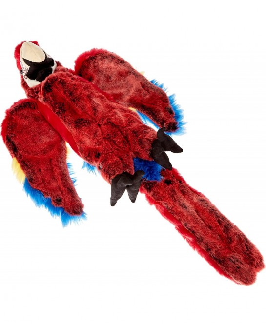 Scarlet Macaw Hand Puppet Red Blue Yellow Black 1 EA $69.85 Plush Puppets