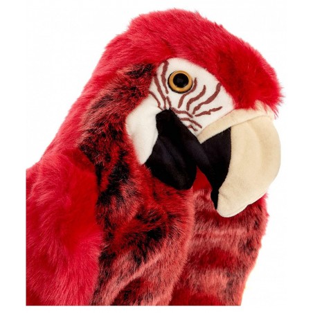 Scarlet Macaw Hand Puppet Red Blue Yellow Black 1 EA $69.85 Plush Puppets
