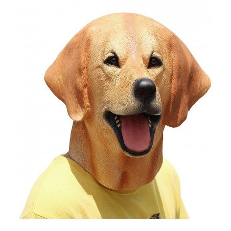 Labrador Mask - Halloween Latex Animal Dog Head Mask $28.04 Kids' Dress-Up Accessories