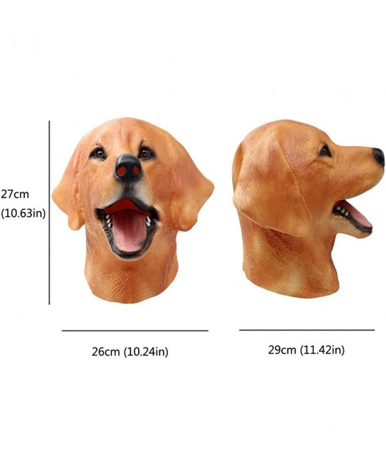 Labrador Mask - Halloween Latex Animal Dog Head Mask $28.04 Kids' Dress-Up Accessories