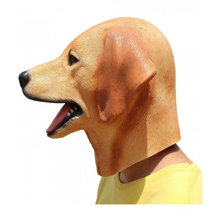 Labrador Mask - Halloween Latex Animal Dog Head Mask $28.04 Kids' Dress-Up Accessories