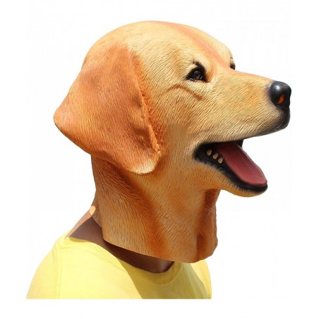 Labrador Mask - Halloween Latex Animal Dog Head Mask $28.04 Kids' Dress-Up Accessories