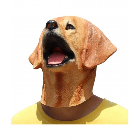 Labrador Mask - Halloween Latex Animal Dog Head Mask $28.04 Kids' Dress-Up Accessories