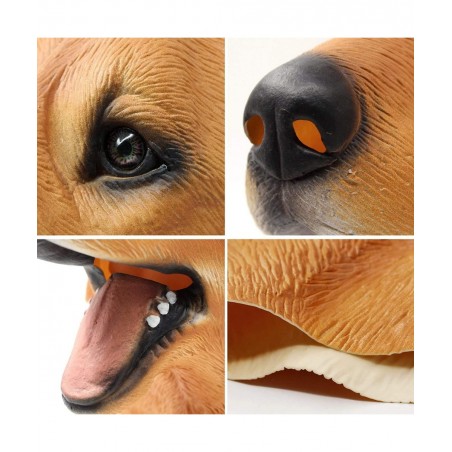 Labrador Mask - Halloween Latex Animal Dog Head Mask $28.04 Kids' Dress-Up Accessories