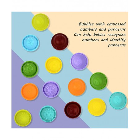 Suction Cup Spinner Toys: 3PCS Kids Spinning Top Toys Baby Dimple Toy Sensory Toys Fidget Spinners Suction Cup Babies Bath To...