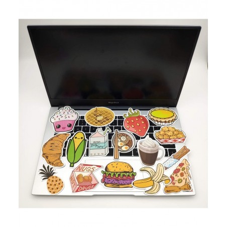 Food Stickers for Hydro Flask 100 Pack Cute Waterproof Vinyl Water Bottles Stickers for Teens Girls $16.68 Kids' Stickers