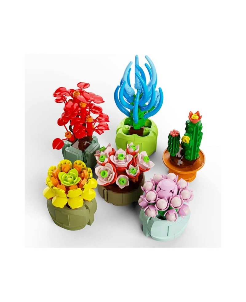 Mini Succulents Surprise Box Toys DIY Simulation Mini Particle Flower Botanical Collection Construction Building Blocks Toy S...