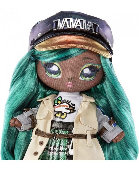 Glam Series 2 Mallory Duckington - Duck-Inspired 7.5" Fashion Doll with Green Hair and Metallic Clip-on Duck Purse 2-in-1 Gif...